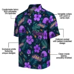 James Madison Dukes Hawaiian Shirt – Personalized Purple Blue
