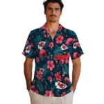 Kansas City Chiefs Hawaiian Shirt – Customized Red Blue