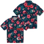 Kansas City Chiefs Hawaiian Shirt – Customized Red Blue