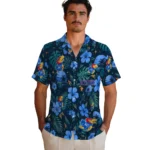 Kansas Jayhawks Hawaiian Shirt – Custom Blue