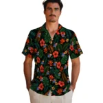 Kansas Jayhawks Hawaiian Shirt – Custom Dark Green