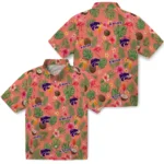 Kansas State Wildcats Hawaiian Shirt – Custom Coral Pink
