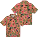 Las Vegas Raiders Hawaiian Shirt – Custom Coral Pink