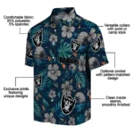 Las Vegas Raiders Hawaiian Shirt – Personalized Black Blue