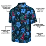 Los Angeles Angels Hawaiian Shirt – Customized Blue