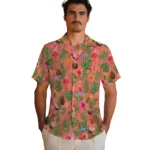 Los Angeles Chargers Hawaiian Shirt – Customized Coral Pink