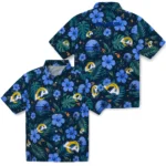 Los Angeles Rams Hawaiian Shirt – Customized Blue
