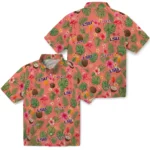 LSU Tigers Hawaiian Shirt – Customized Coral Pink