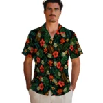 Marquette Golden Eagles Hawaiian Shirt – Custom Dark Green