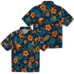 Miami Hurricanes Hawaiian Shirt – Personalized Orange Blue
