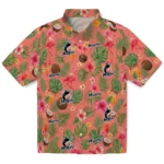 Miami Marlins Hawaiian Shirt – Customized Coral Pink