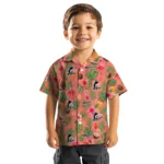 Miami Marlins Hawaiian Shirt – Customized Coral Pink