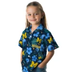 Michigan Wolverines Hawaiian Shirt – Customized Blue