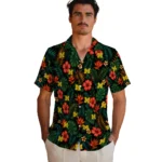 Michigan Wolverines Hawaiian Shirt – Customized Dark Green