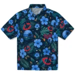 Minnesota Twins Hawaiian Shirt - Personalized Navy Blue 1 Minnesota Twins Hawaiian Shirt – Personalized Navy Blue