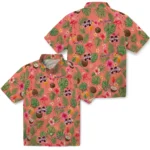 Mississippi State Bulldogs Hawaiian Shirt – Custom Coral Pink
