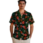 Mississippi State Bulldogs Hawaiian Shirt – Personalized Dark Green