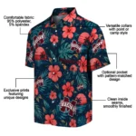 Mississippi State Bulldogs Hawaiian Shirt – Personalized Maroon Blue