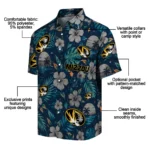 Missouri Tigers Hawaiian Shirt – Custom Black Blue