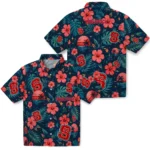 NC State Wolfpack Hawaiian Shirt – Custom Red Blue