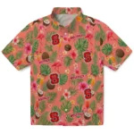 NC State Wolfpack Hawaiian Shirt - Customized Coral Pink 1 NC State Wolfpack Hawaiian Shirt – Customized Coral Pink