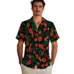 Nebraska Cornhuskers Hawaiian Shirt – Customized Dark Green