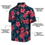 Nebraska Cornhuskers Hawaiian Shirt – Customized Red Blue