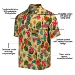 Nebraska Cornhuskers Hawaiian Shirt – Personalized Cream