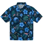 New England Patriots Hawaiian Shirt - Customized Blue 1 New England Patriots Hawaiian Shirt – Customized Blue
