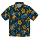 New Orleans Saints Hawaiian Shirt - Personalized Gold Blue 1 New Orleans Saints Hawaiian Shirt – Personalized Gold Blue