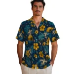 New Orleans Saints Hawaiian Shirt – Personalized Gold Blue