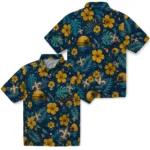 New Orleans Saints Hawaiian Shirt – Personalized Gold Blue