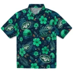 New York Jets Hawaiian Shirt – Customized Green Blue