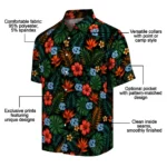 North Carolina Tar Heels Hawaiian Shirt – Personalized Dark Green