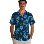 North Carolina Tar Heels Hawaiian Shirt – Personalized Light Blue