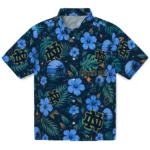 Notre Dame Fighting Irish Hawaiian Shirt - Custom Navy Blue 1 Notre Dame Fighting Irish Hawaiian Shirt – Custom Navy Blue