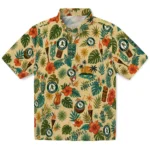 Oakland Athletics Hawaiian Shirt - Custom Cream 1 Oakland Athletics Hawaiian Shirt – Custom Cream