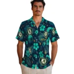 Oakland Athletics Hawaiian Shirt – Personalized Green Blue