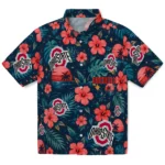 Ohio State Buckeyes Hawaiian Shirt - Customized Scarlet Blue 1 Ohio State Buckeyes Hawaiian Shirt – Customized Scarlet Blue