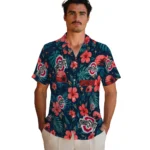 Ohio State Buckeyes Hawaiian Shirt – Customized Scarlet Blue