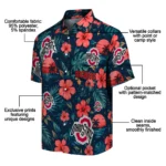 Ohio State Buckeyes Hawaiian Shirt – Customized Scarlet Blue