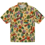 Ohio State Buckeyes Hawaiian Shirt - Personalized Cream 1 Ohio State Buckeyes Hawaiian Shirt – Personalized Cream