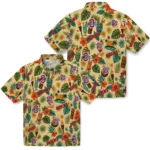 Ohio State Buckeyes Hawaiian Shirt – Personalized Cream