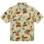 Oklahoma State Cowboys Hawaiian Shirt - Customized Cream 1 Oklahoma State Cowboys Hawaiian Shirt – Customized Cream