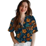 Oklahoma State Cowboys Hawaiian Shirt – Personalized Orange Blue