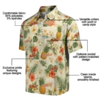 Ole Miss Rebels Hawaiian Shirt – Custom Cream