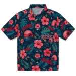 Ole Miss Rebels Hawaiian Shirt - Customized Red Blue 1 Ole Miss Rebels Hawaiian Shirt – Customized Red Blue
