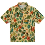 Oregon Ducks Hawaiian Shirt - Personalized Cream 1 Oregon Ducks Hawaiian Shirt – Personalized Cream