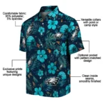 Philadelphia Eagles Hawaiian Shirt – Personalized Green Blue
