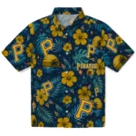 Pittsburgh Pirates Hawaiian Shirt – Customized Black Blue